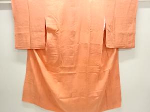 アンティーク　草花模様織出し長襦袢